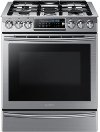NX58H9500WS Samsung Gas Range with Flexibile Cooktop - 5.8 cu. ft. Stainless Steel