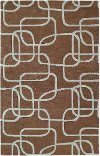 7 x 9 Large Brown Area Rug - Astronomy