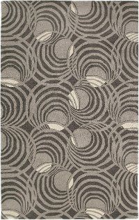 7 x 9 Large Lunar Graphite Gray Area Rug - Astronomy