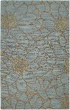 3 x 5 Small Azure Blue Rug - Carriage