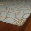 3 x 5 Small Azure Blue Rug - Carriage-2