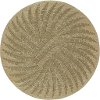 8' Round Gold Area Rug - Tara