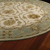 8' Round Ivory Area Rug - Tara-2