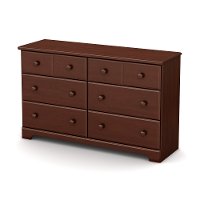 3746027 Cherry 6-Drawer Double Dresser - Summer Breeze