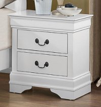 Classic Traditional White Nightstand - Mayville