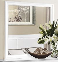 Classic Traditional White Mirror - Mayville