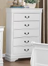Mayville White Chest of Drawers