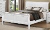 Classic White Queen Sleigh Bed - Mayville