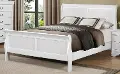 Mayville White California King Sleigh Bed