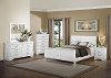 Classic Traditional White 6 Piece King Bedroom Set - Mayville