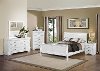 White 6 Piece California King Bedroom Set - Mayville