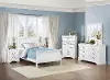 Clearance Mayville White 4 Piece Twin Bedroom Set