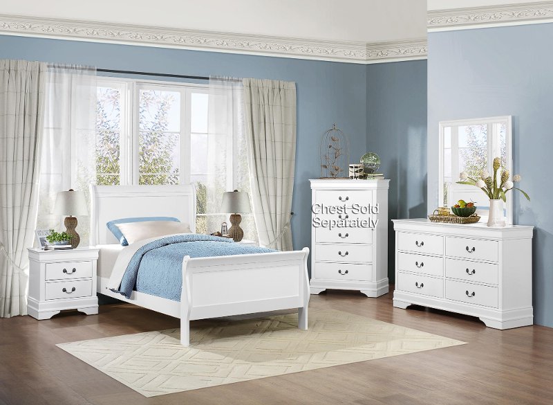 twin bed dresser combo