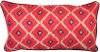Red Piaza Rectangular Throw Pillow