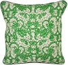 Green Terrace Throw Pillow