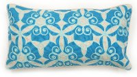 Blue Ferah 14x26 Throw Pillow