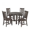 Gray Round Dining Table - Concrete Chic-2