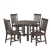 Gray Round Dining Table - Concrete Chic-2