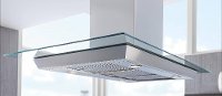VI45G Wolf 45 Inch Cooktop Island Hood - Glass and Stainless Steel-2