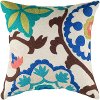 Multi Colored Suzani Throw Pillow