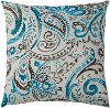 Tide Pool Paisley Indoor/Outdoor Throw Pillow