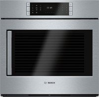 HBLP451RUC Bosch 30 Inch Convection Single Wall Oven with Left-Side Handle - 4.6 cu. ft. Stainless Steel