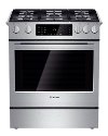 HDI8054U Bosch 4.6 cu. ft. Dual Fuel Range - Stainless Steel