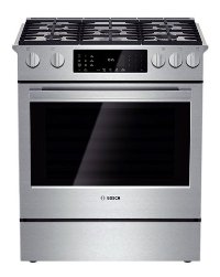 HDI8054U Bosch 4.6 cu. ft. Dual Fuel Range - Stainless Steel
