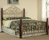 Gold Queen Metal Bed - St. Ives
