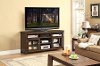 74 Inch Distressed Walnut Brown TV Stand - Restoration