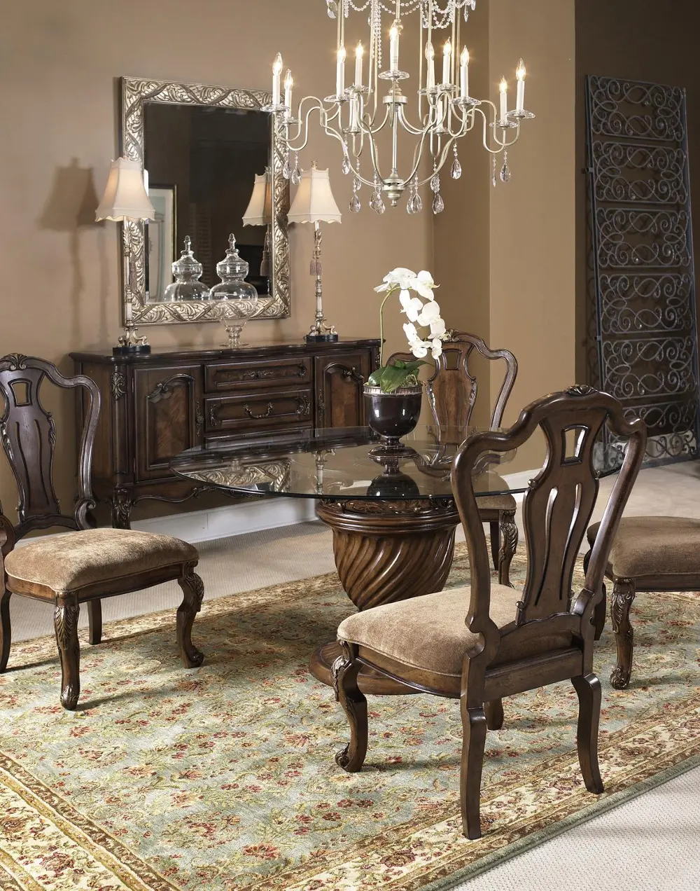 5 Piece Dining Set - Traditional Rochelle French -1