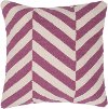 CD13-CADIZPILLOW Amethyst Purple Chevron Throw Pillow