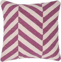 CD13-CADIZPILLOW Amethyst Purple Chevron Throw Pillow