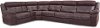 Brown 6 Piece 3x Power Reclining Sectional Sofa - Denver