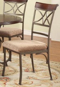 Hamilton Cherry & Pewter Side Chair