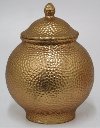Gold Jar with Lid