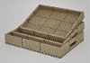 17 Inch Rectangle Decorative Tray and Cut Out Handles