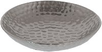 9 Inch Silver Ceramic Plate
