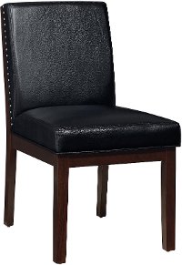 Black Upholstered Dining Room Chair - Couture Collection