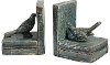 Multi-Color Bird Bookend Pair