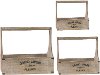 18 Inch Wooden Planter Box with Handle