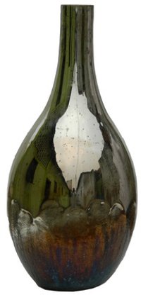 Tri-Color Glass Vase