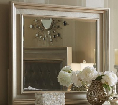 Traditional Champagne Mirror - Diva