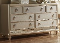 Traditional Champagne Gold Dresser - Diva