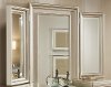 Clearance Traditional Champagne Tri-View Vanity Mirror - Diva