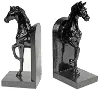 Black Horse Bookend Pair