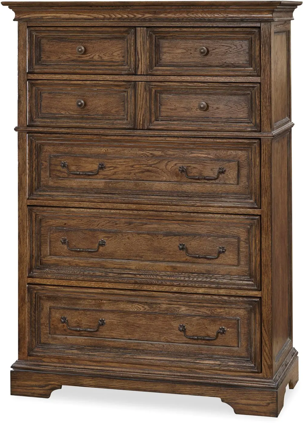 New Bohemian Oak Chest of Drawers-1