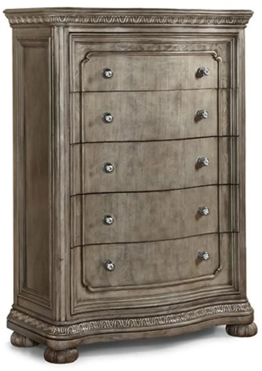 Antique Metallic Traditional Chest of Drawers - San Cristobal-1