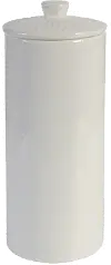 Clearance 14 Inch White Lidded Jar