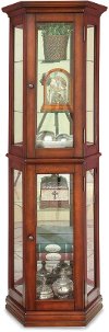 Cherry Half Hexagon Curio